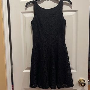 Juniors black homecoming dress size 1.